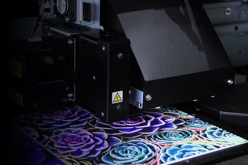 Full colour Digital print C/W Epoxy Dome